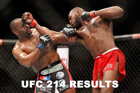 daniel cormier vs jon jones results|UFC 214: Cormier vs Jones 2 final results .